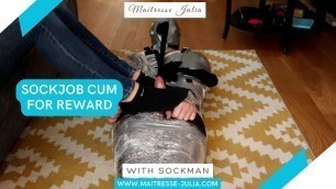 TU Veux être Libéré ? ???????? Ejacule Avec Cette Branlette En Chaussette ! (Sockjob) - Maitresse Julia