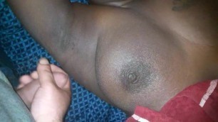 Ebony Armpit Cum