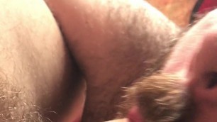 hairy bearded cub sucking cock