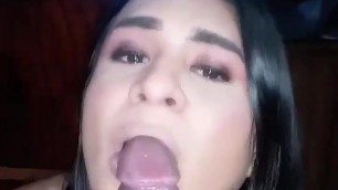 Latina TGirl suck my BBC