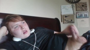 Fat ginger twink jack off cumpilation