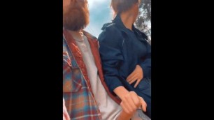 Submissive Friend makes me Cum in another Public Park AGAIN!