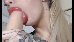 Fuck Doll Ass Finger Sucking Dildo Big Lips Watch live part02 on angelcamsex&period;com